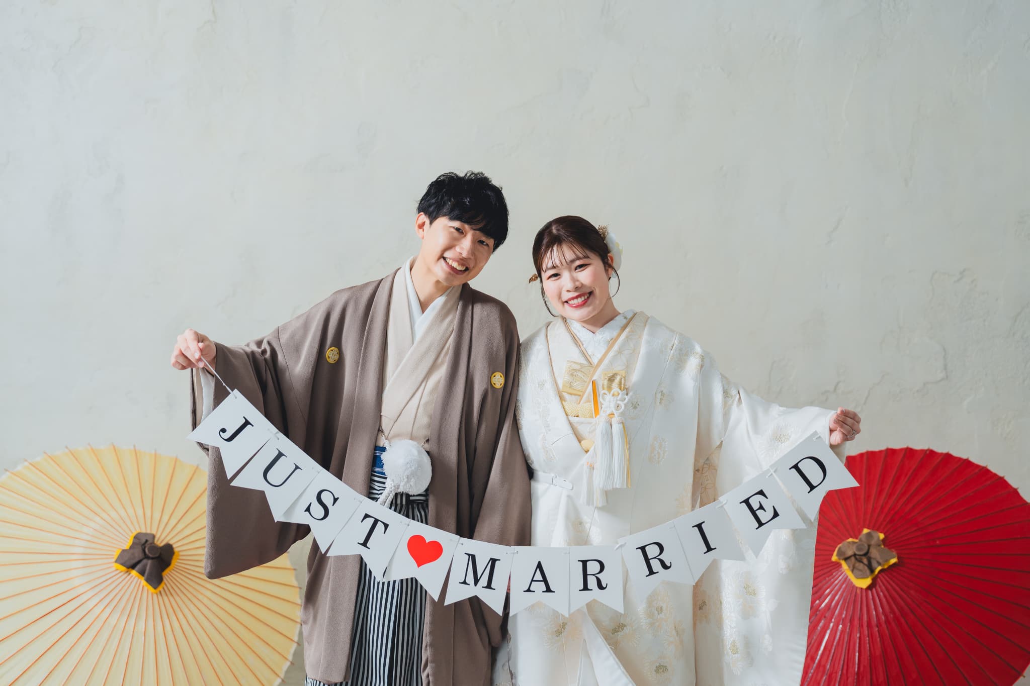 【小さな結婚式お台場店】スタジオでの和装フォト♪
